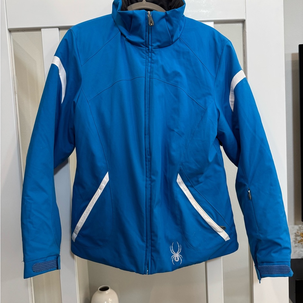 Women’s Spyder Size 12 Ski Jacket with White Accents